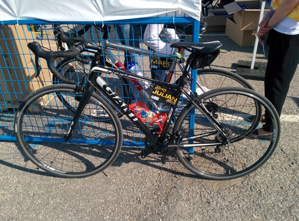 At the drop-off zone