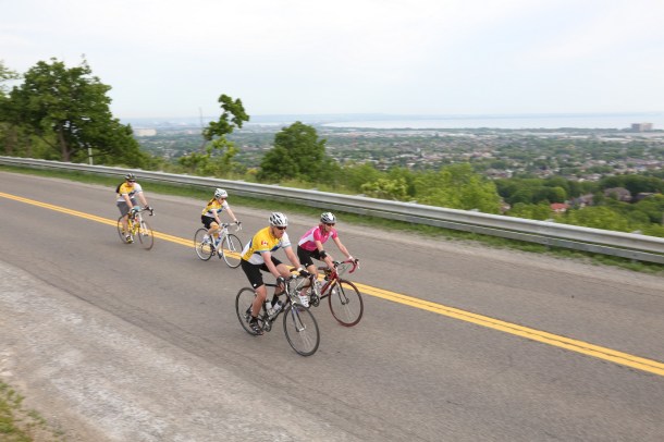 There was some beautiful scenaryy throughout the 2 day ride. I didn't stop to take any pictures, but here's an example of the view from the escarpment on Day 2 in Hamilton. 